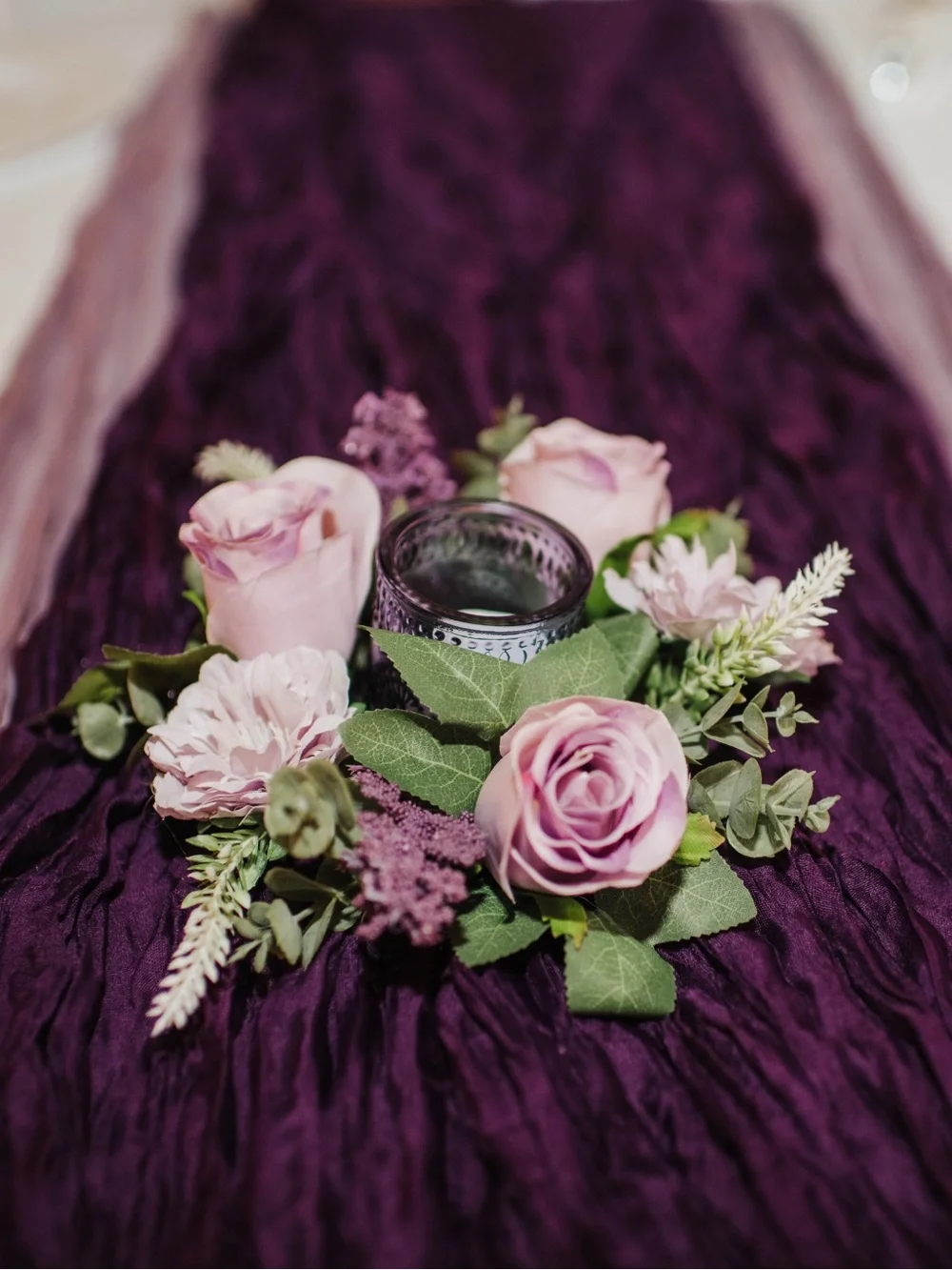 Elegant Shades of Purple Wedding Decorations